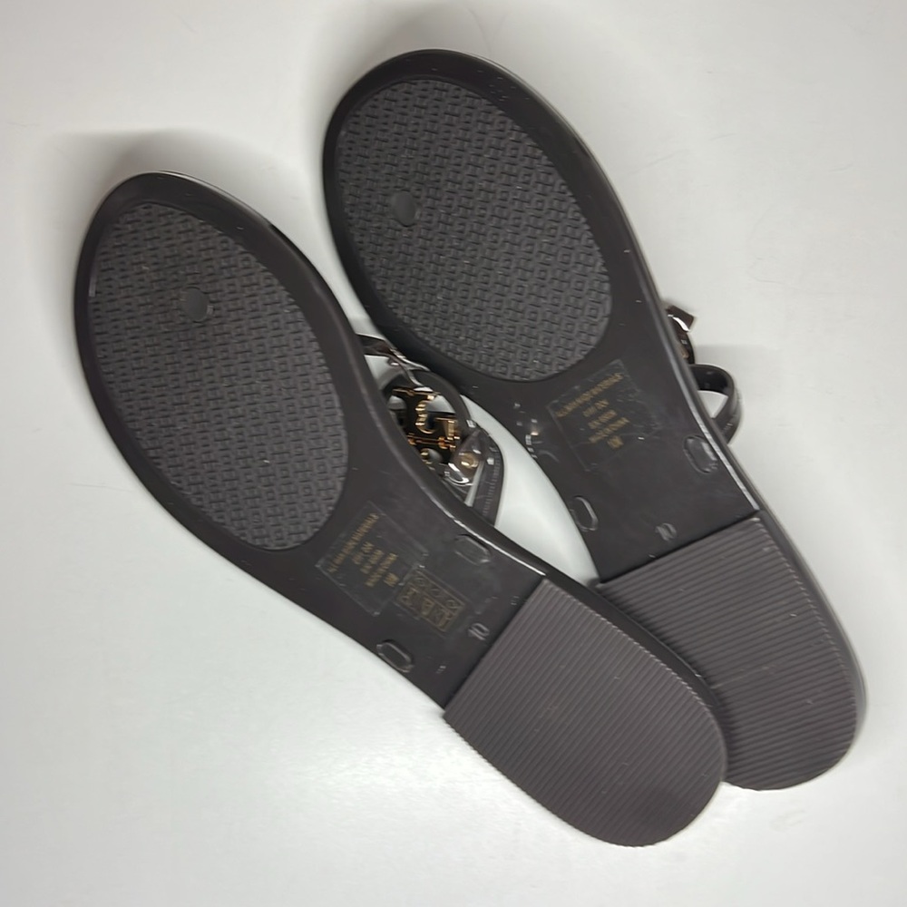 Tory Burch Mini Miller Jelly Thong Black
Sandal Women's Size 10 M - Picture 13 of 16